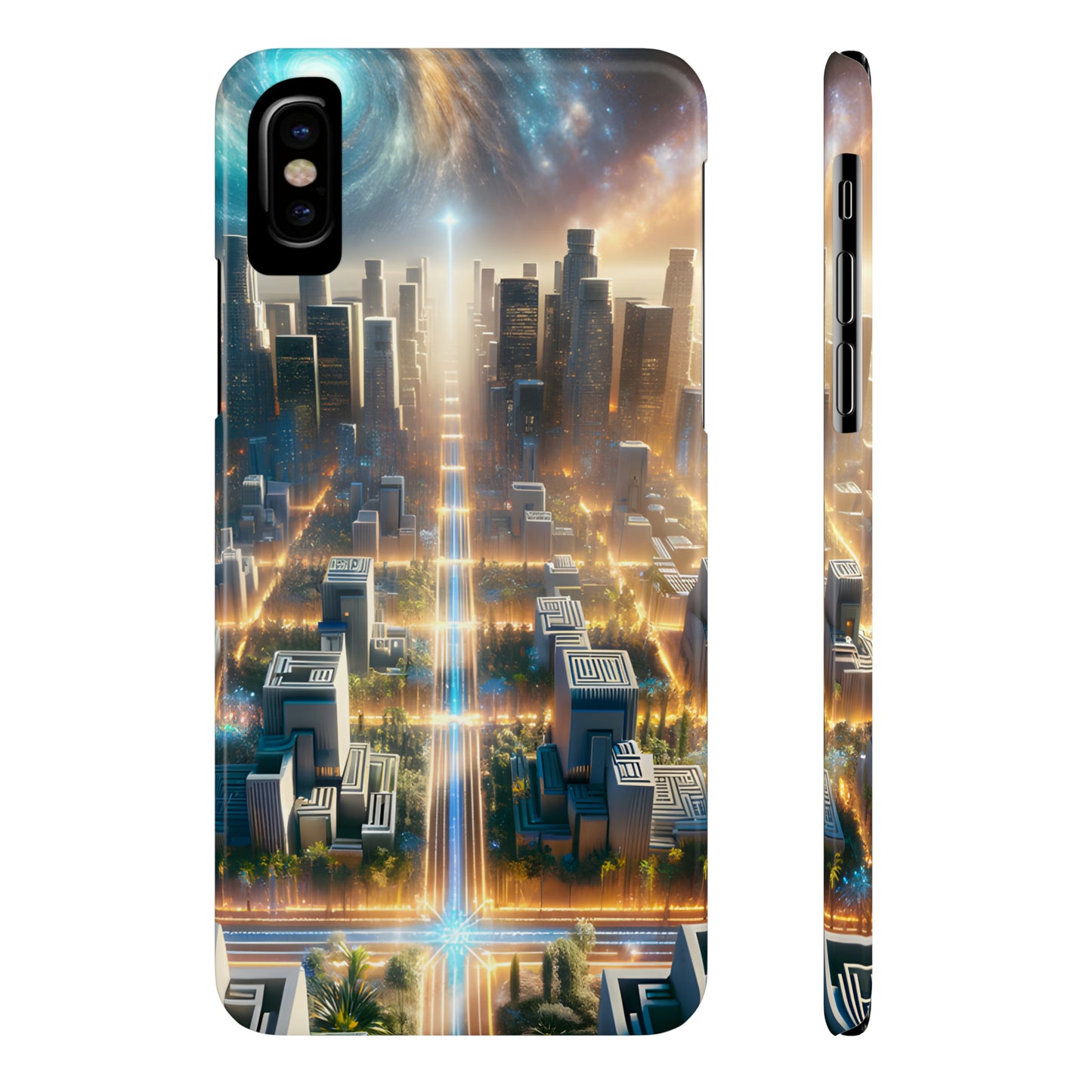 Luminaris Marbleus-Slim Phone Cases