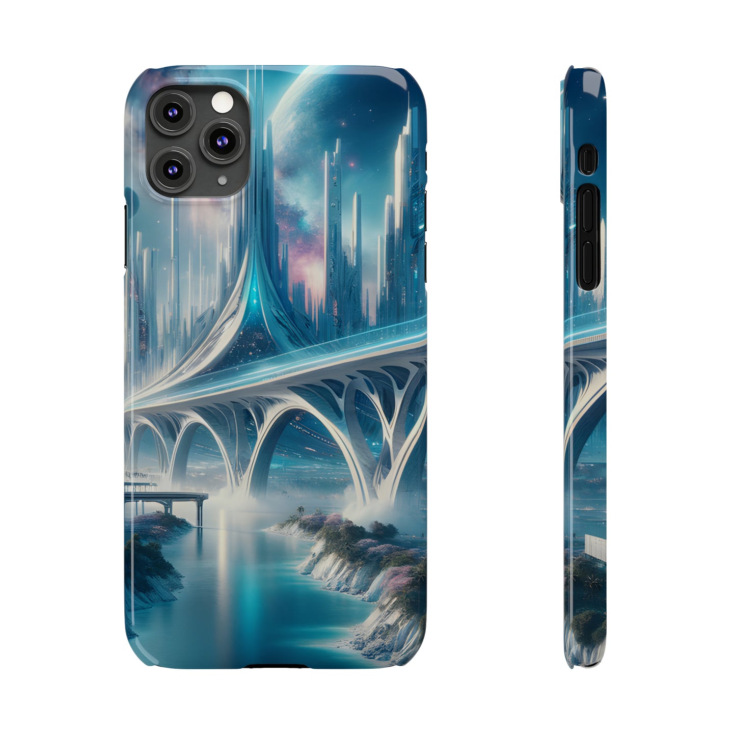 Stellar Marbles-Slim Phone Cases