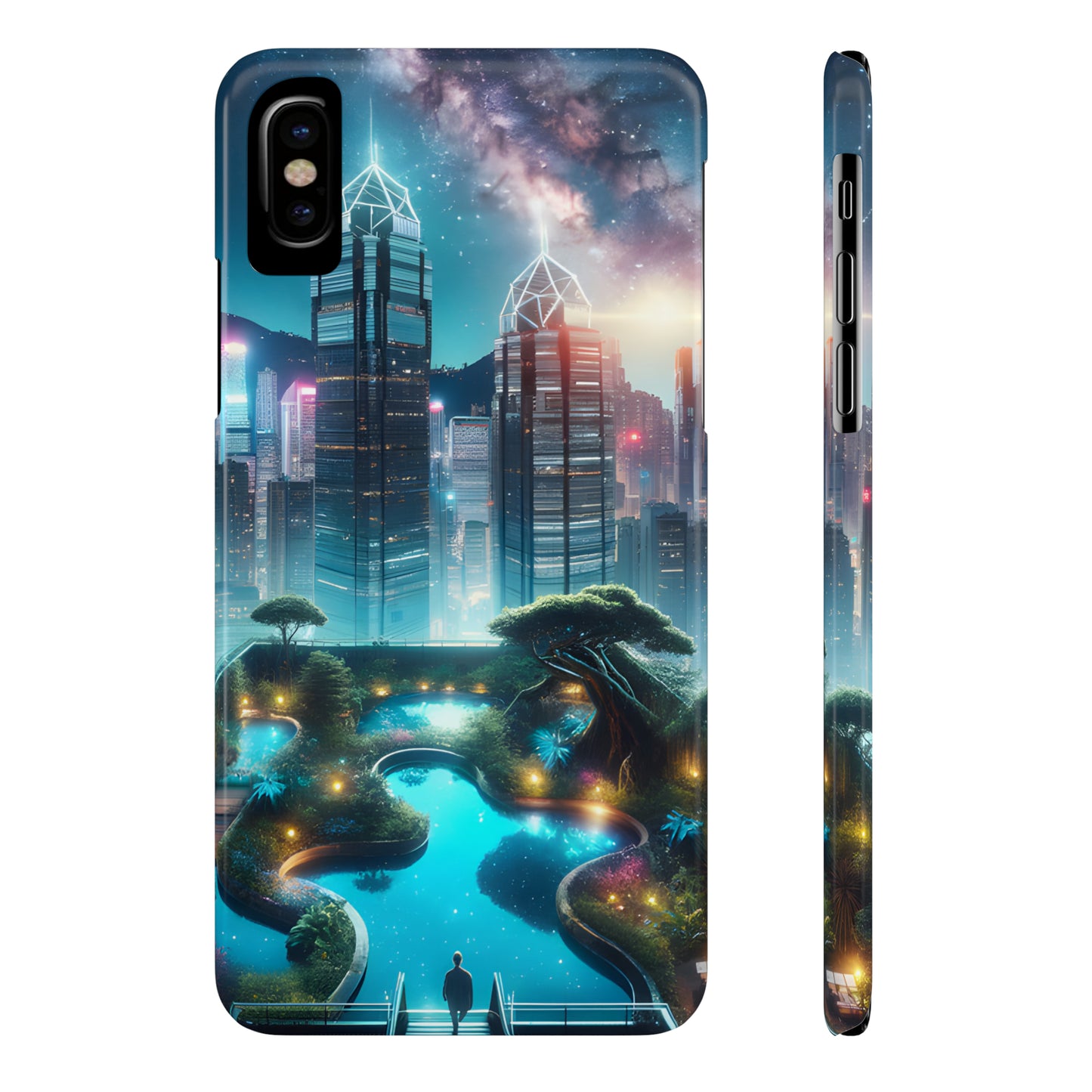 Luminosity Garden-Slim Phone Cases