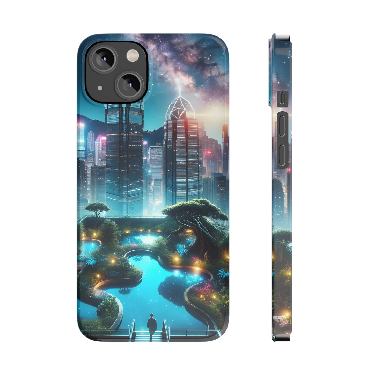 Luminosity Garden-Slim Phone Cases