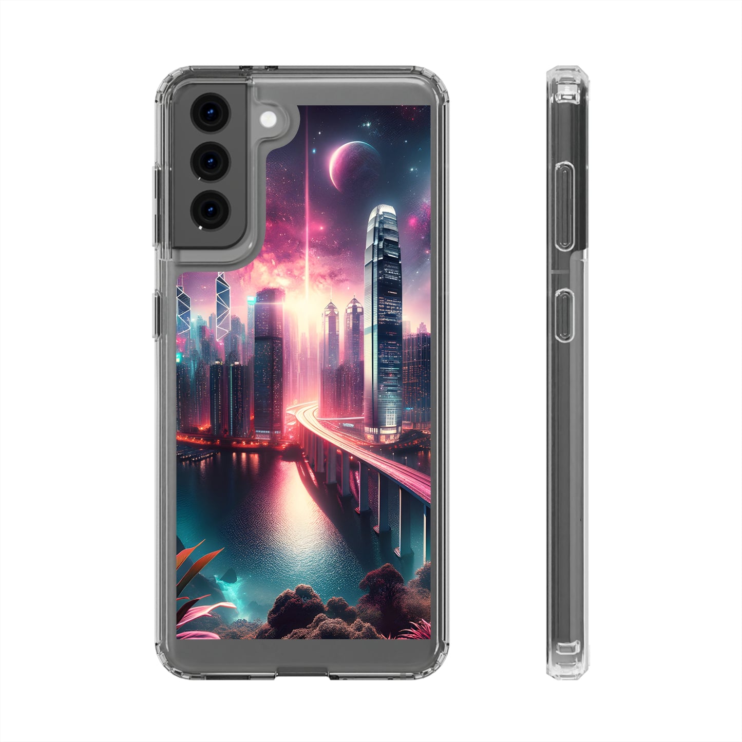 Aqua Skyline-Clear Cases