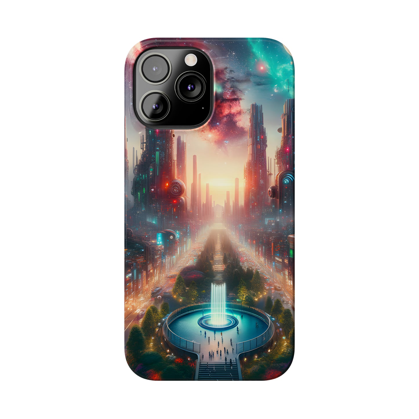 NeonRealm-Slim Phone Cases