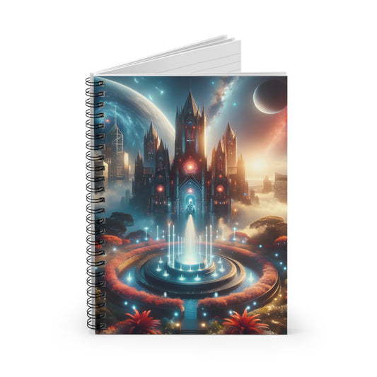 Diamond Sky-Spiral Notebook - Ruled Line