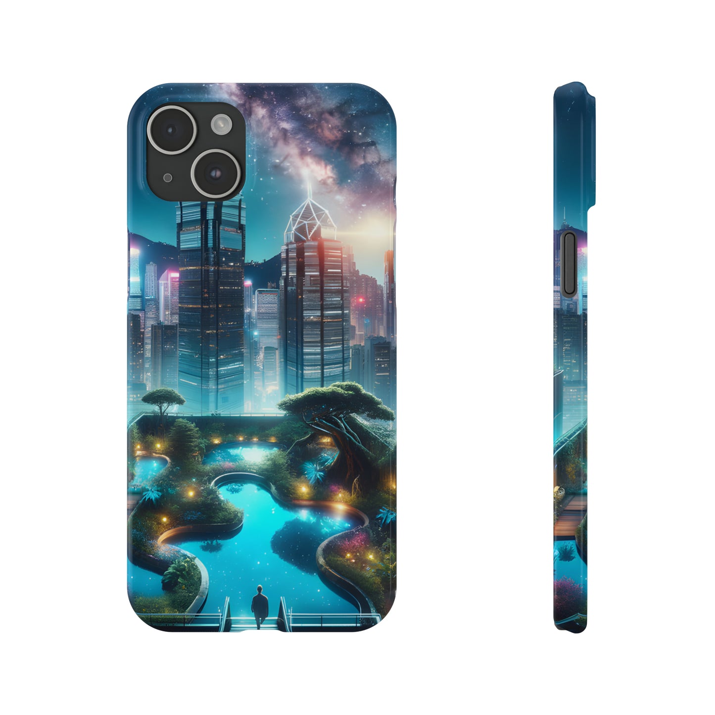 Luminosity Garden-Slim Phone Cases