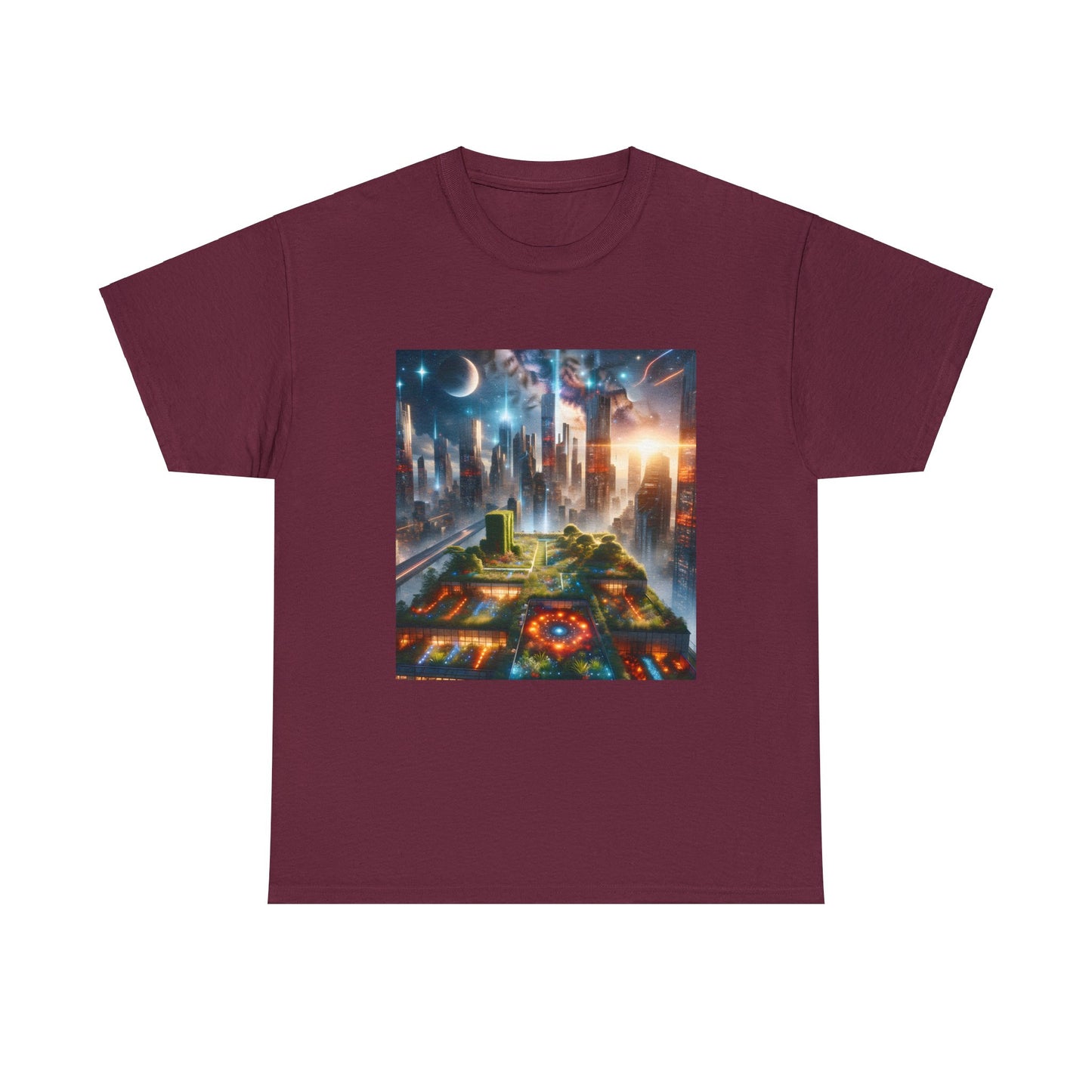 Luminaris Skyscape-Unisex Heavy Cotton Tee