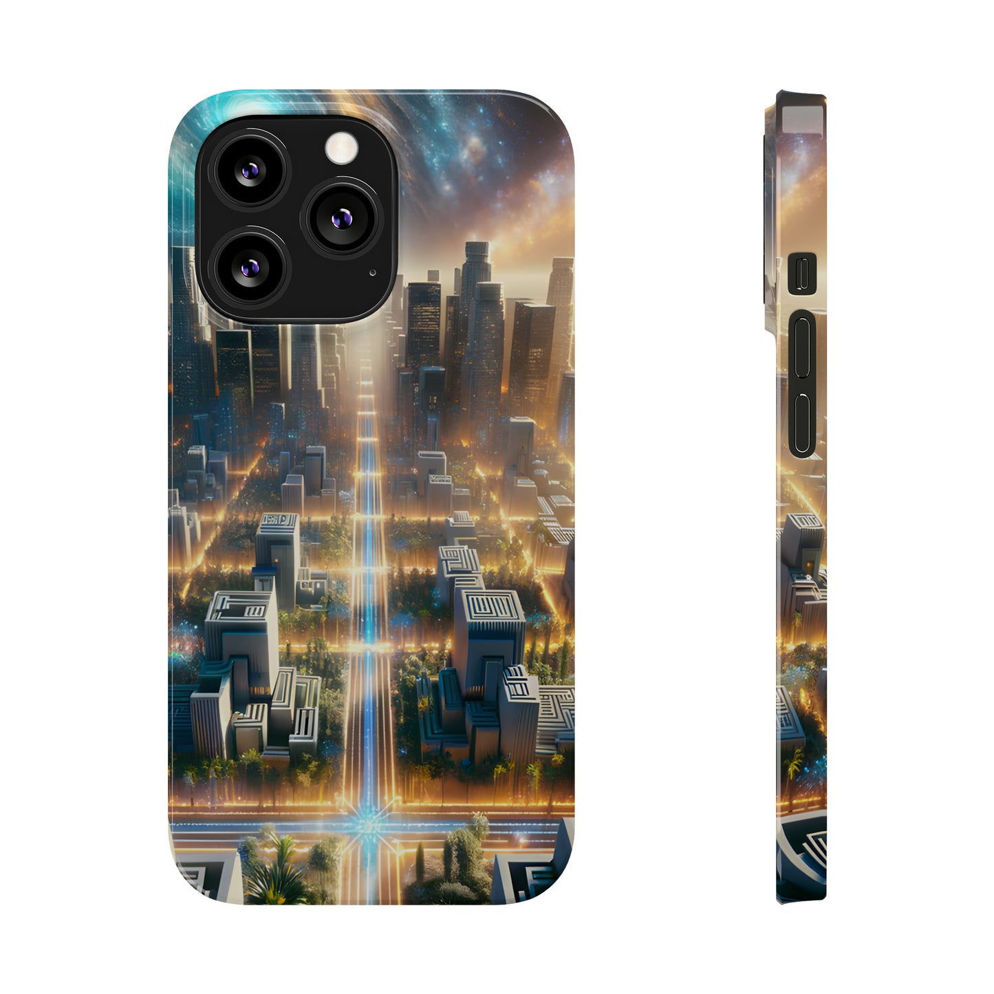 Luminaris Marbleus-Slim Phone Cases