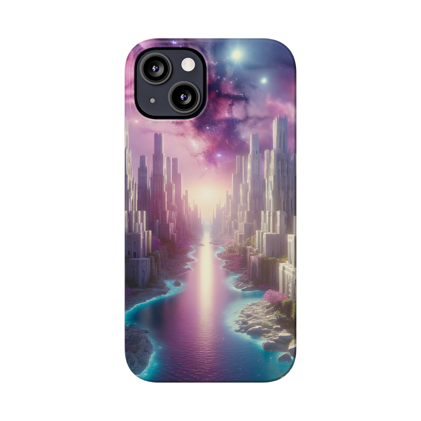 Marble Dreams-Slim Phone Cases