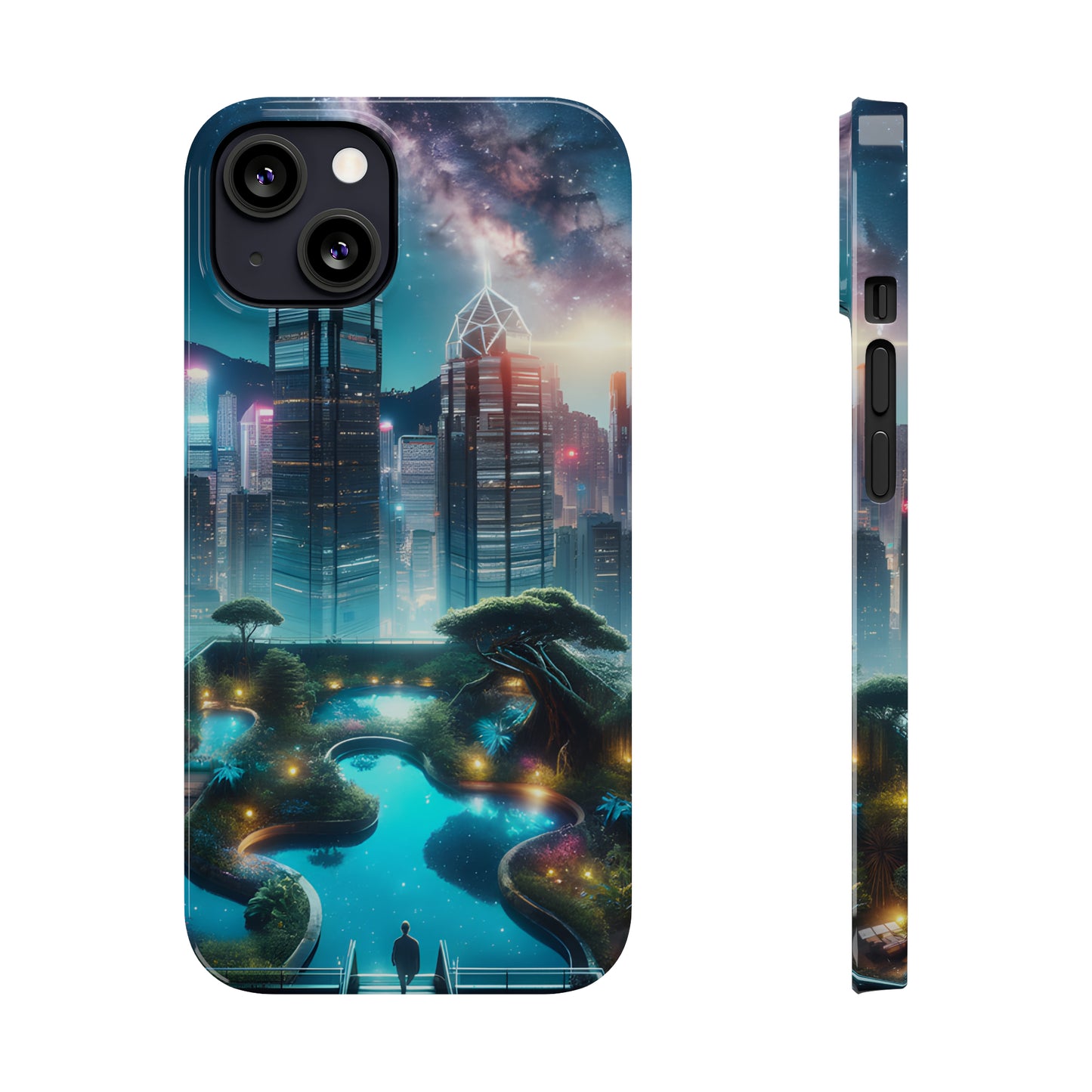 Luminosity Garden-Slim Phone Cases