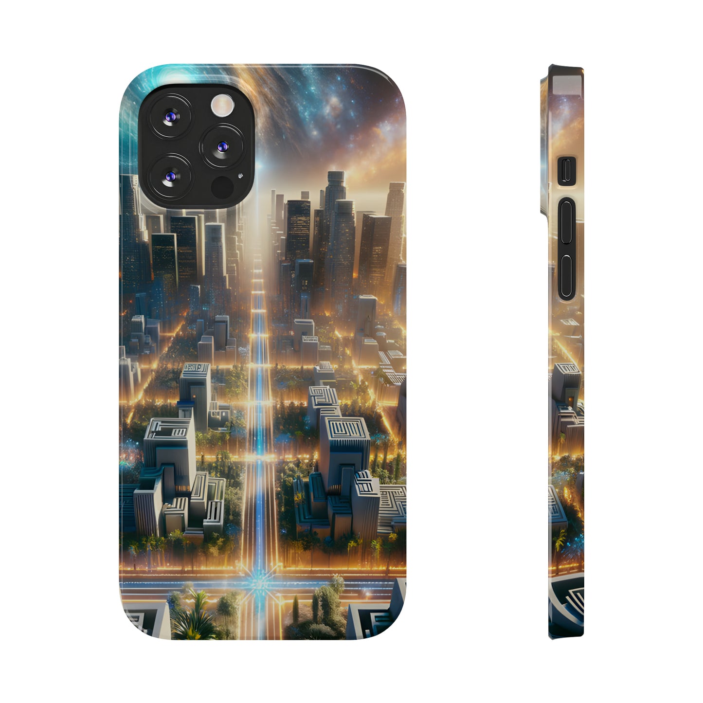 Luminaris Marbleus-Slim Phone Cases