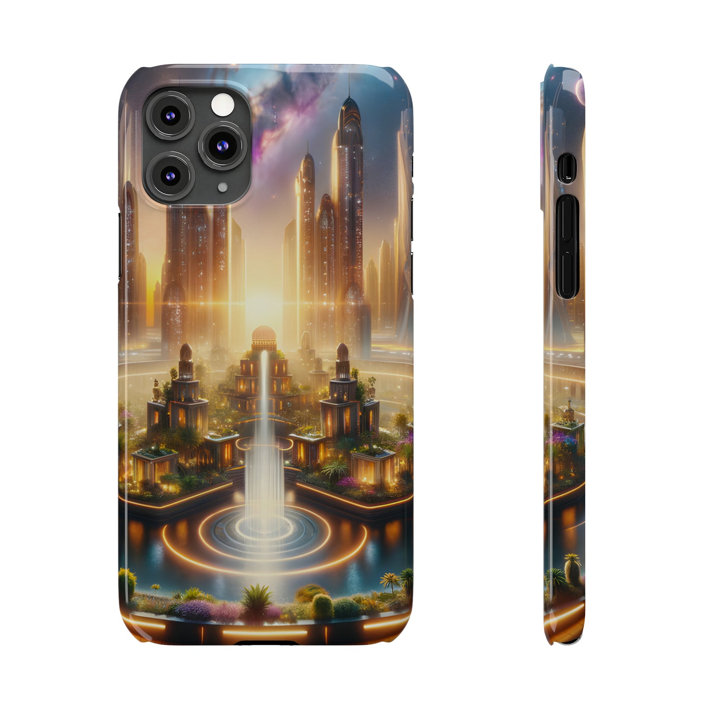 Nebula Gardens-Slim Phone Cases