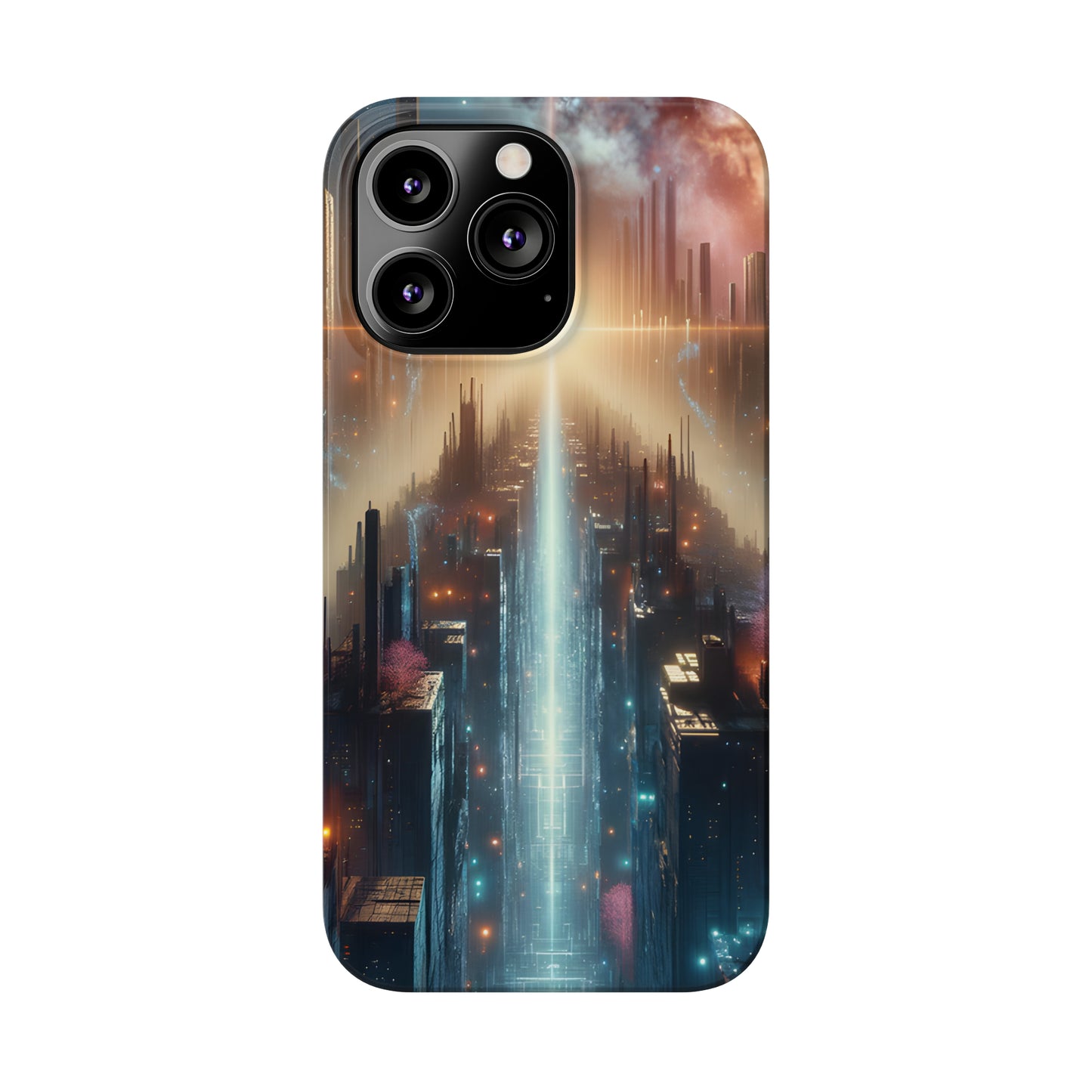 MysticScape or KaleidoSpires-Slim Phone Cases