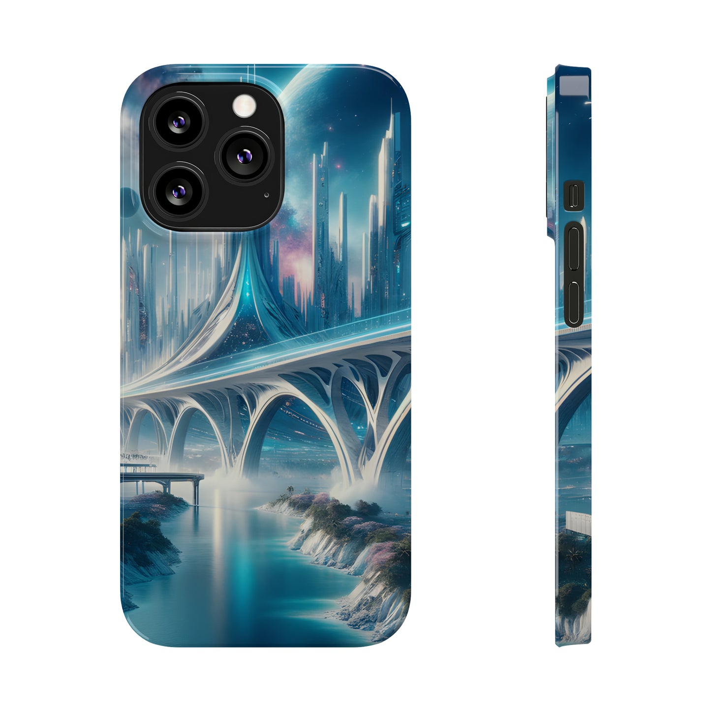 Stellar Marbles-Slim Phone Cases