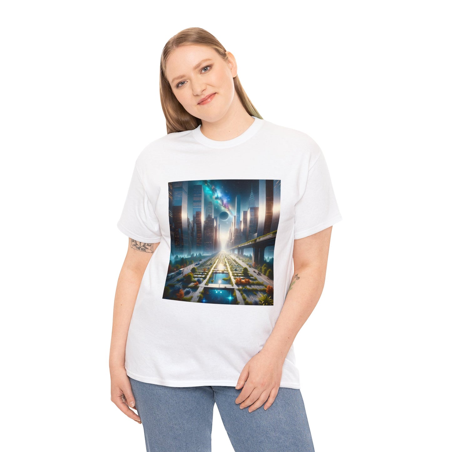 CyberScape Masterworks-Unisex Heavy Cotton Tee