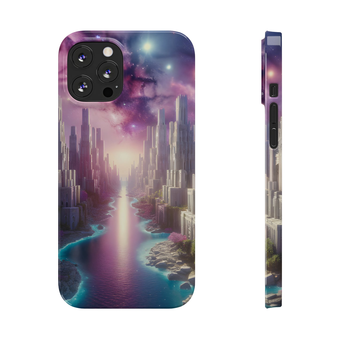 Marble Dreams-Slim Phone Cases