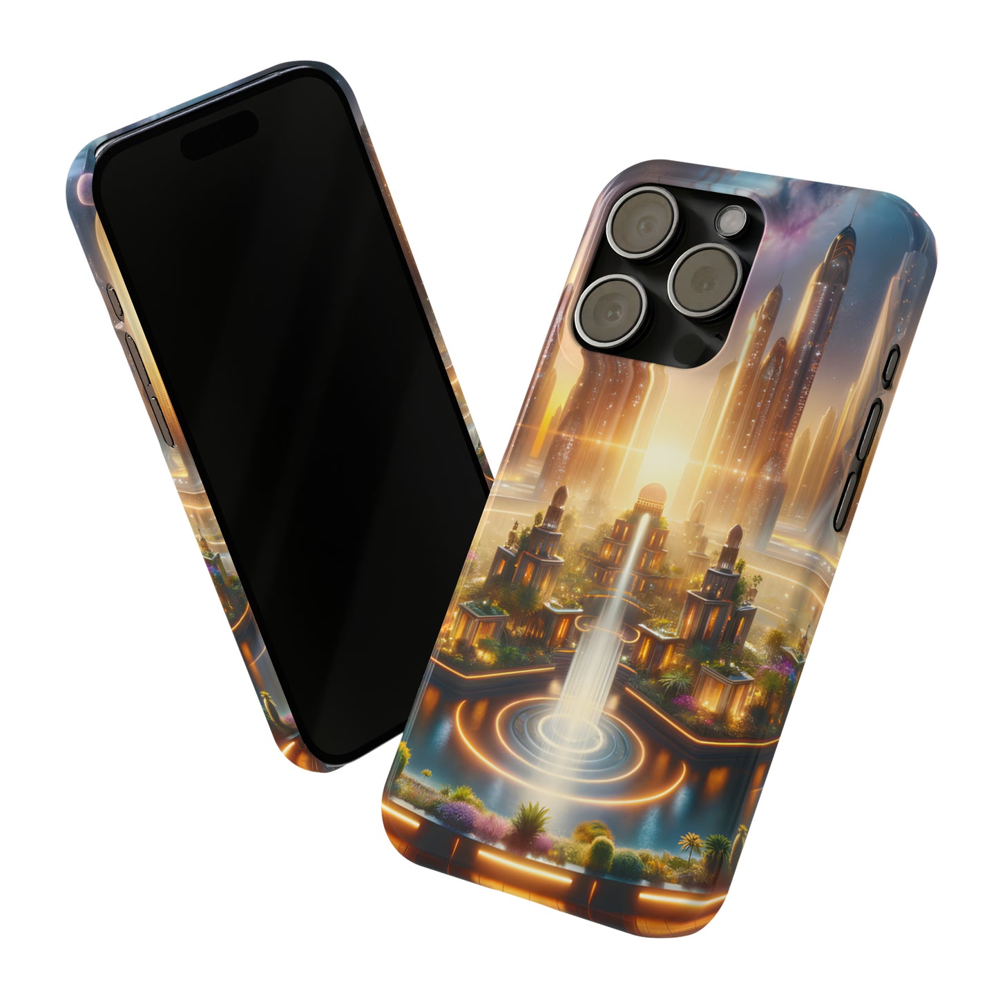 Nebula Gardens-Slim Phone Cases