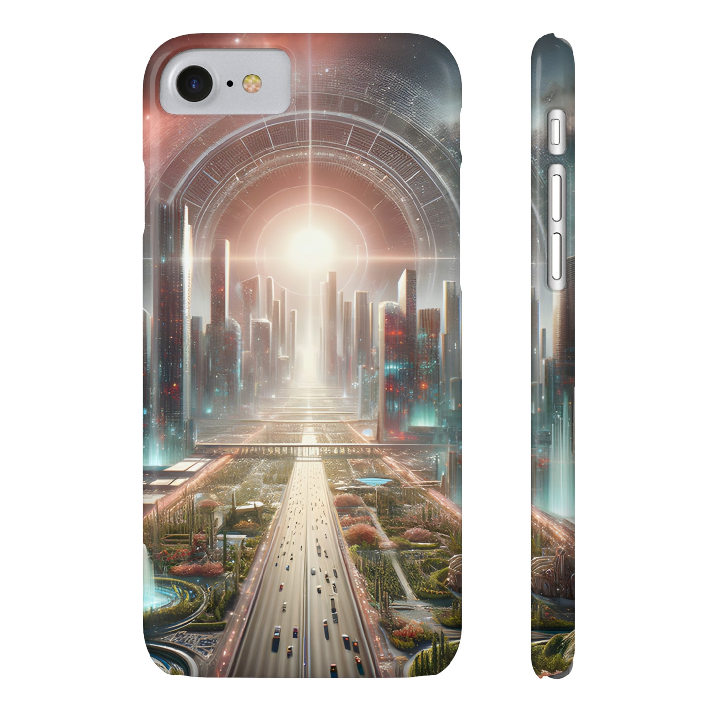 Vegas Vortex-Slim Phone Cases