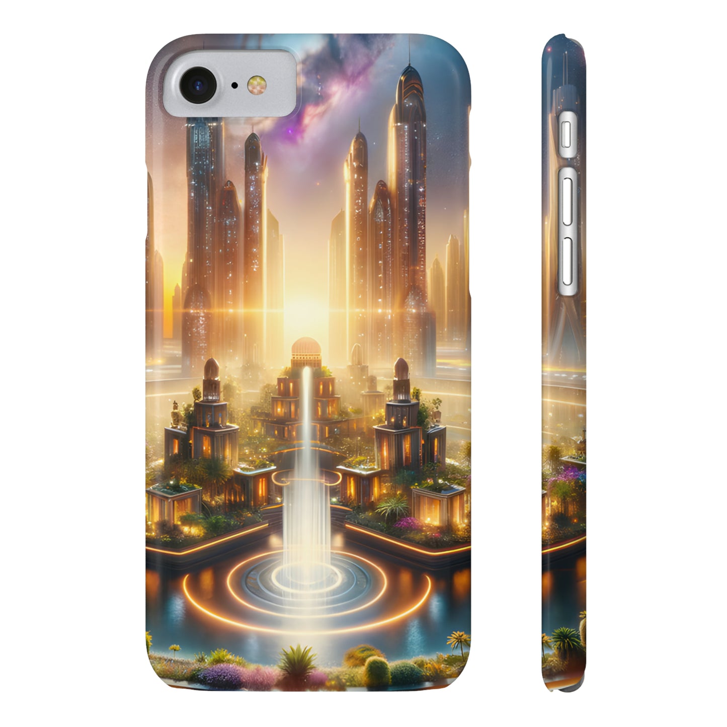 Nebula Gardens-Slim Phone Cases