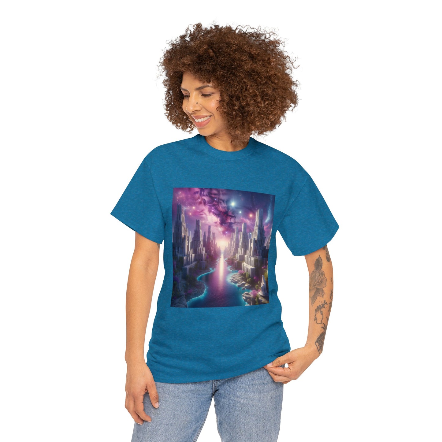 Marble Dreams-Unisex Heavy Cotton Tee