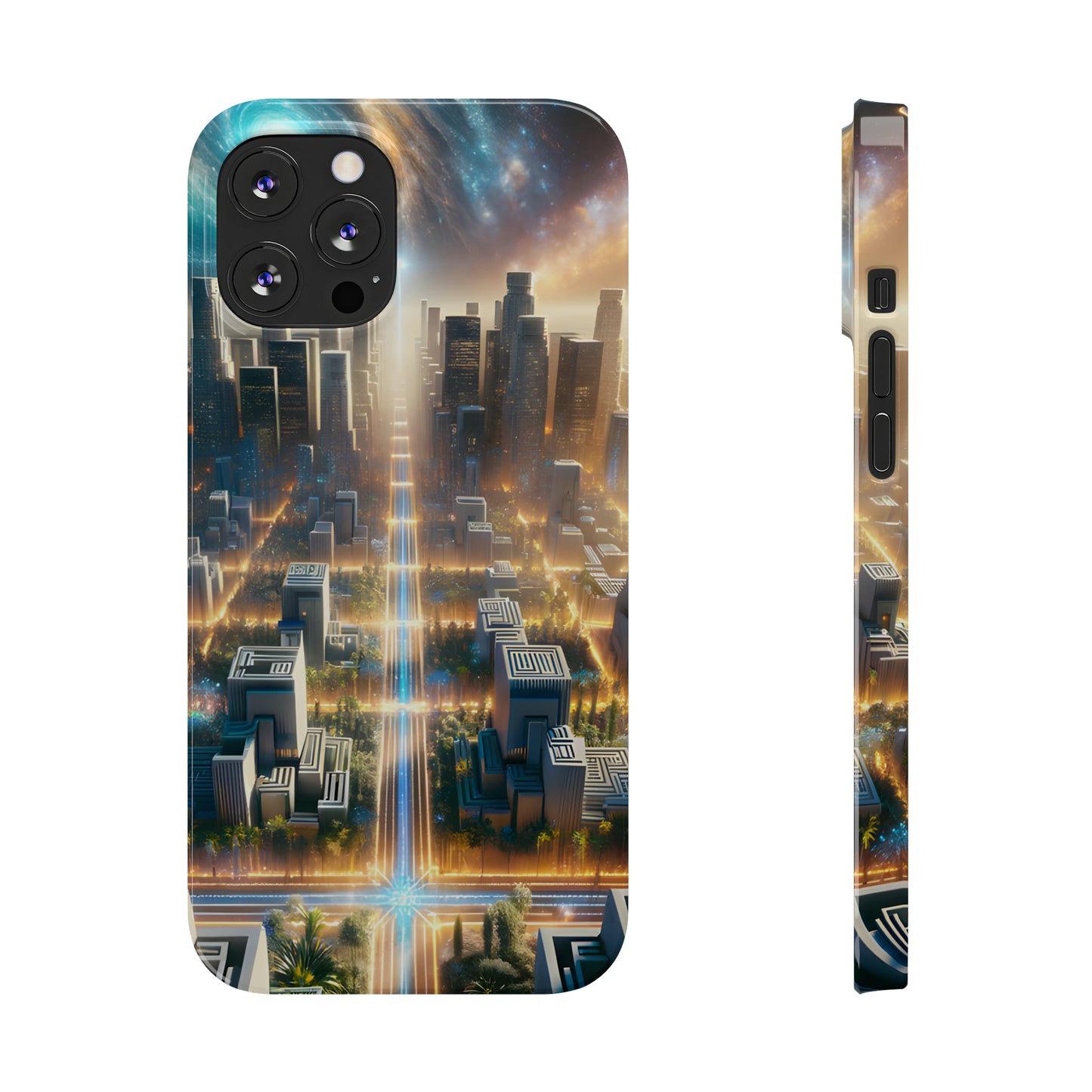 Luminaris Marbleus-Slim Phone Cases