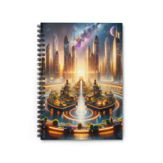 Nebula Gardens-Spiral Notebook - Ruled Line