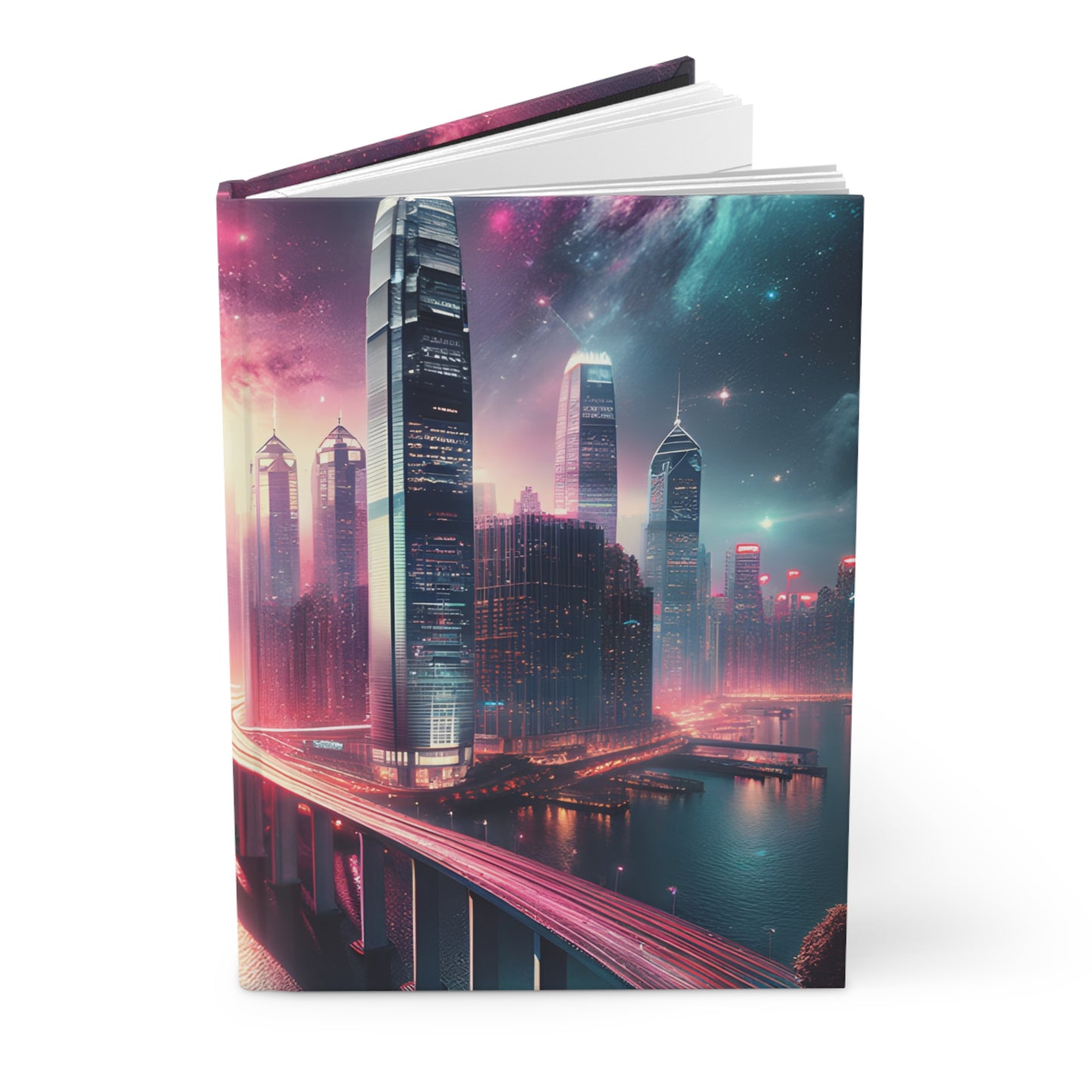 Aqua Skyline-Hardcover Journal Matte