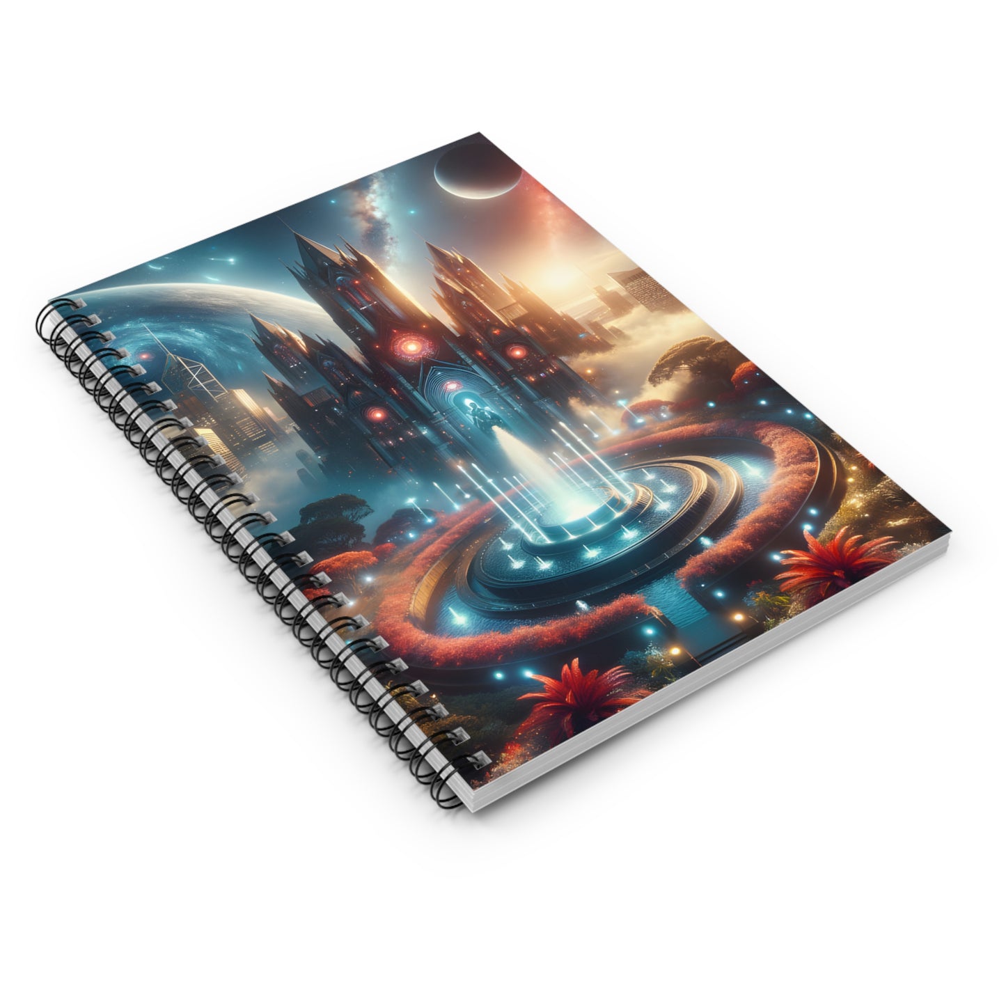 Diamond Sky-Spiral Notebook - Ruled Line