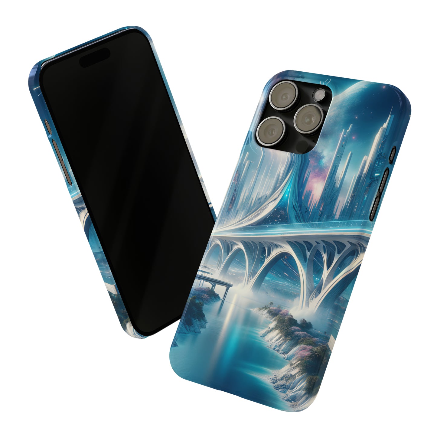 Stellar Marbles-Slim Phone Cases