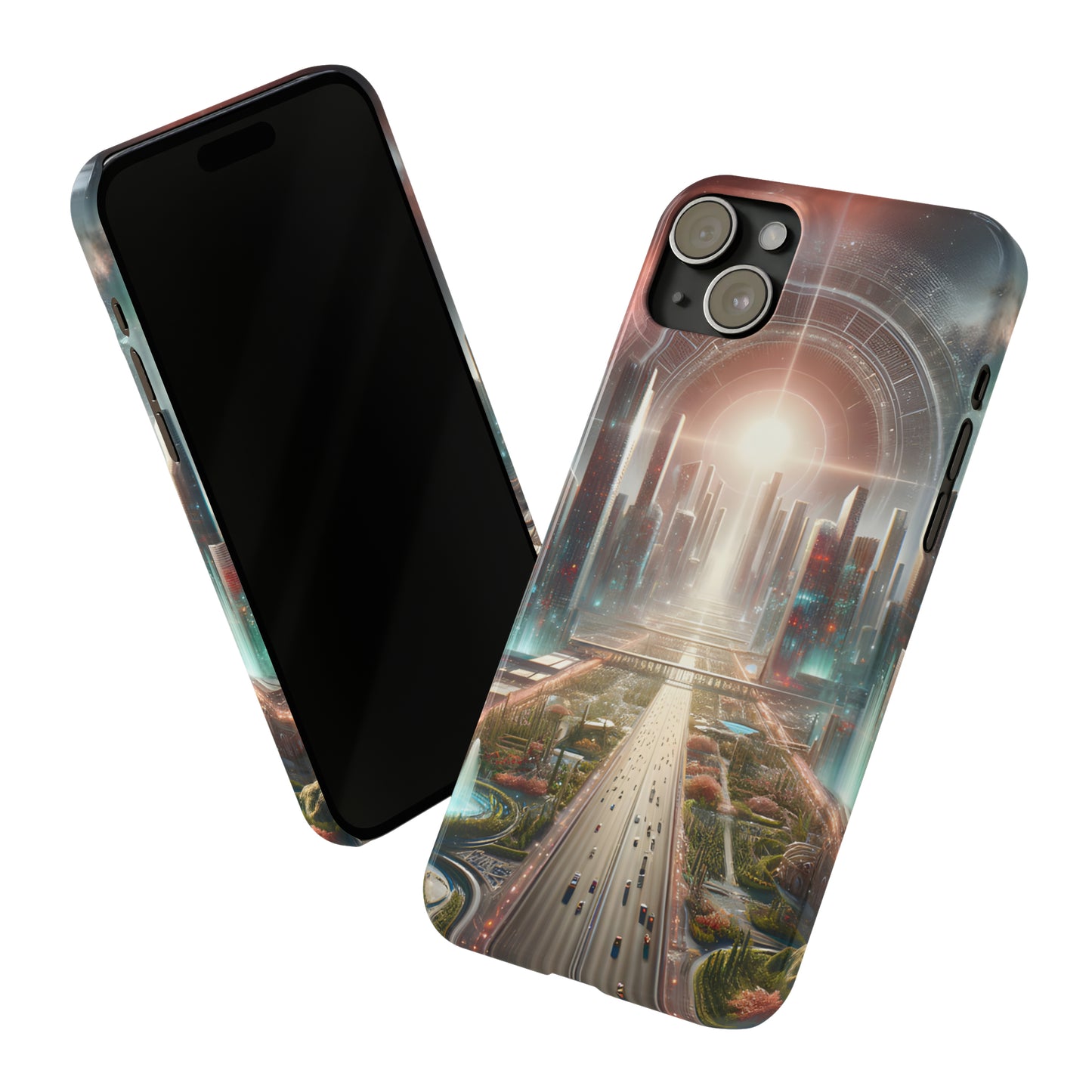 Vegas Vortex-Slim Phone Cases