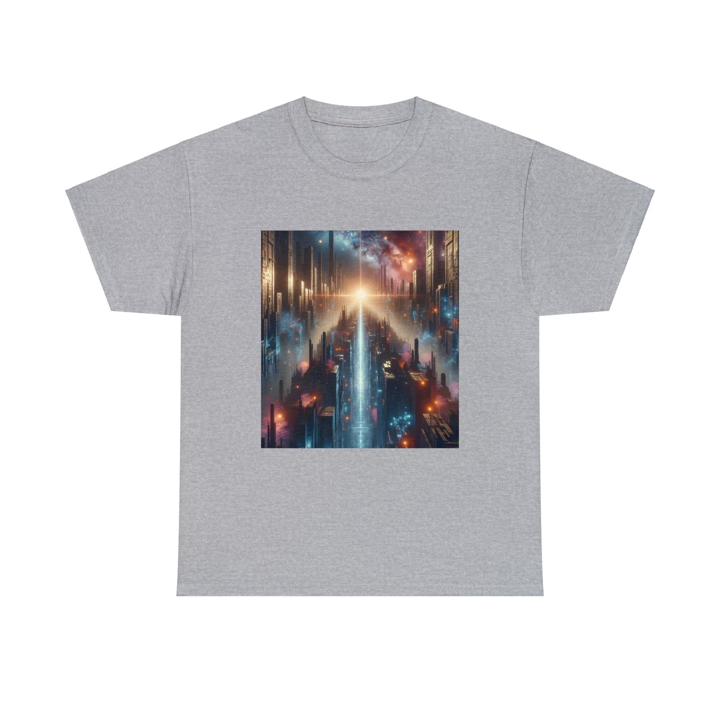 MysticScape or KaleidoSpires-Unisex Heavy Cotton Tee