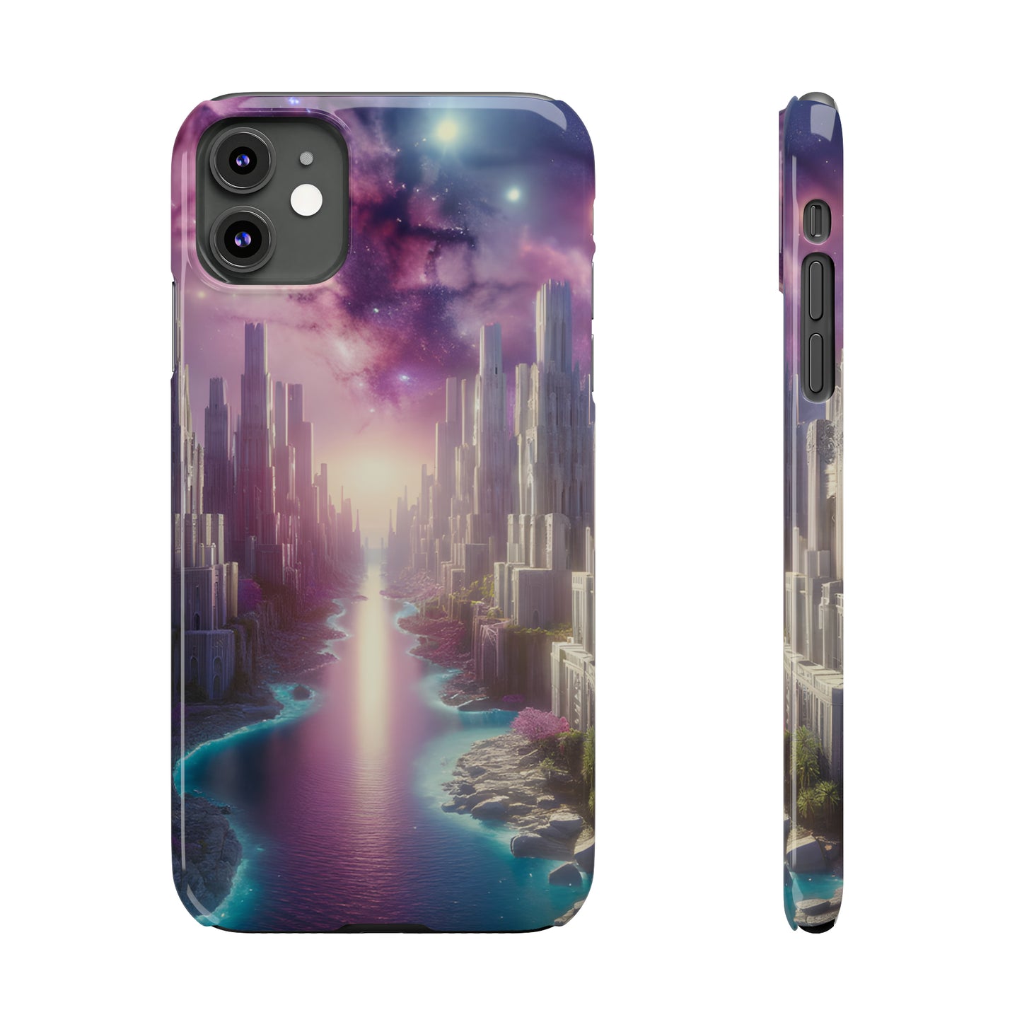 Marble Dreams-Slim Phone Cases