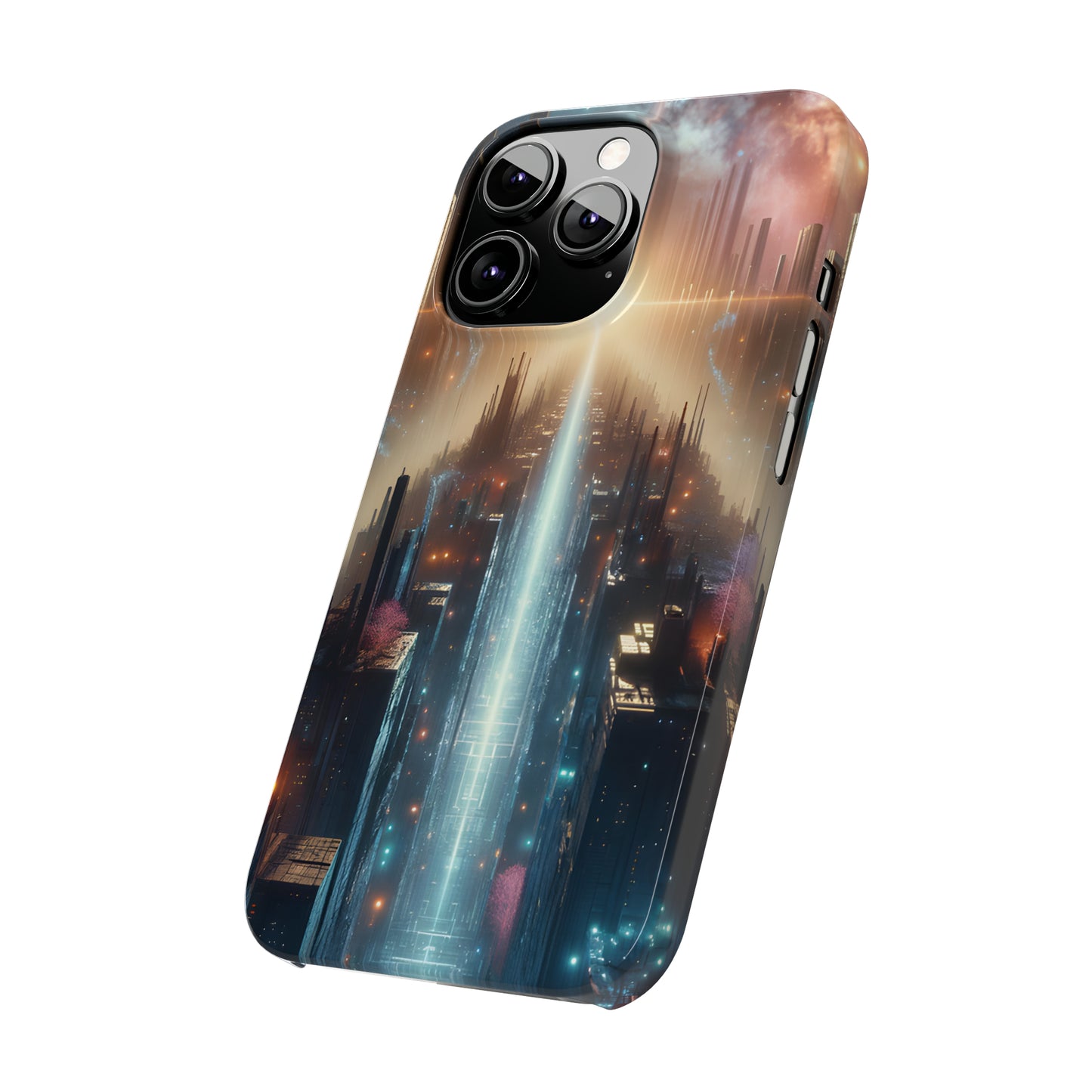 MysticScape or KaleidoSpires-Slim Phone Cases