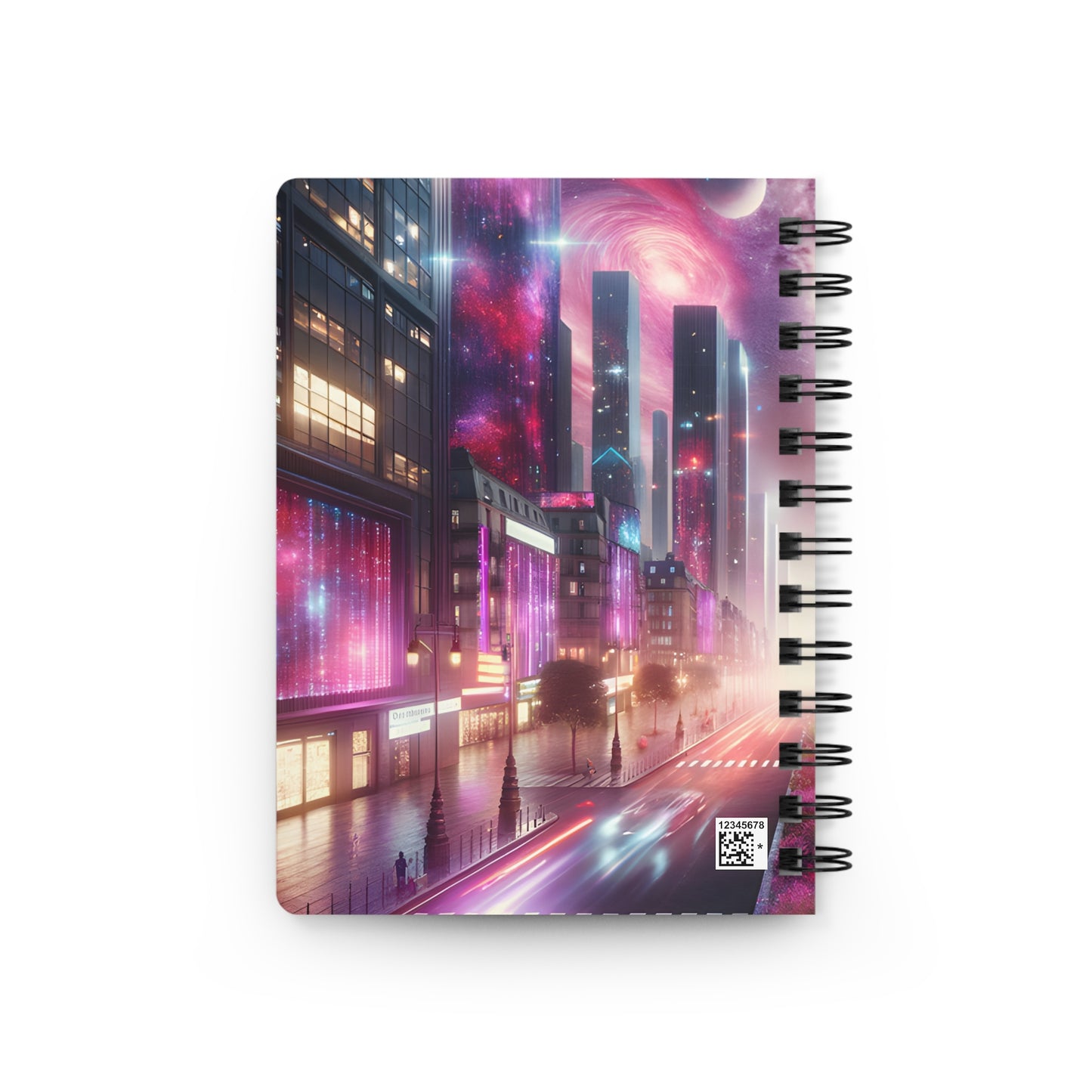 Paris Nightfall-Spiral Bound Journal