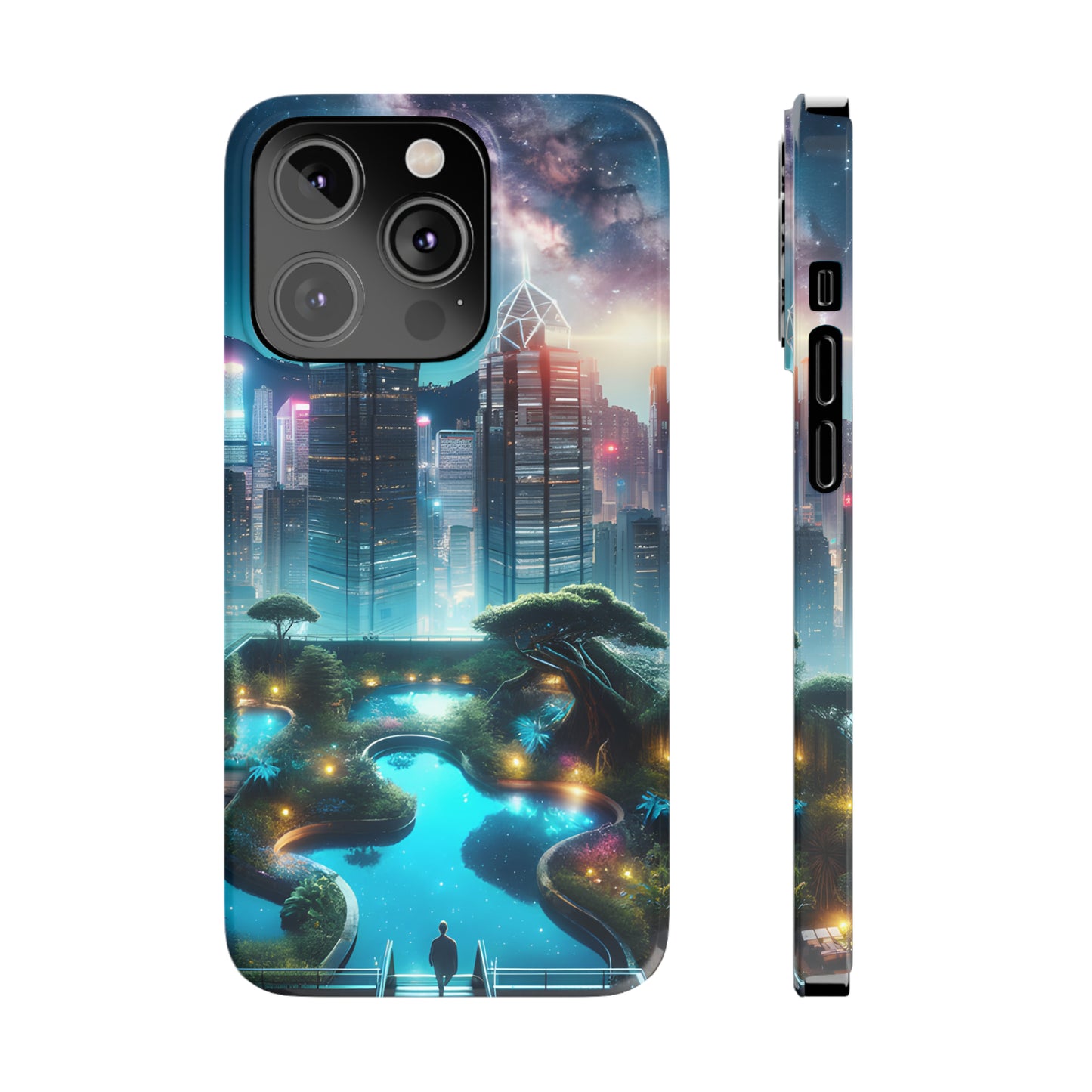 Luminosity Garden-Slim Phone Cases