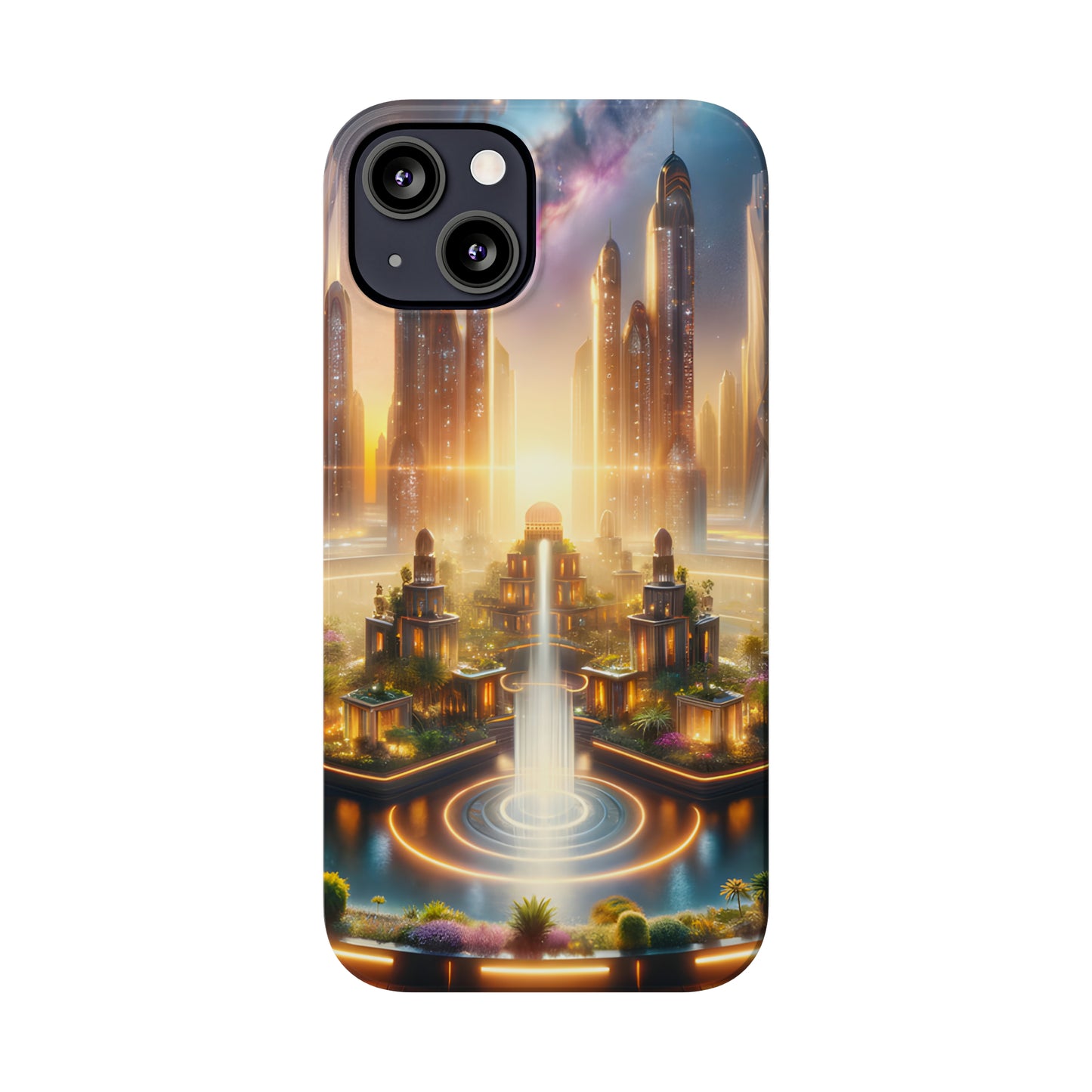 Nebula Gardens-Slim Phone Cases