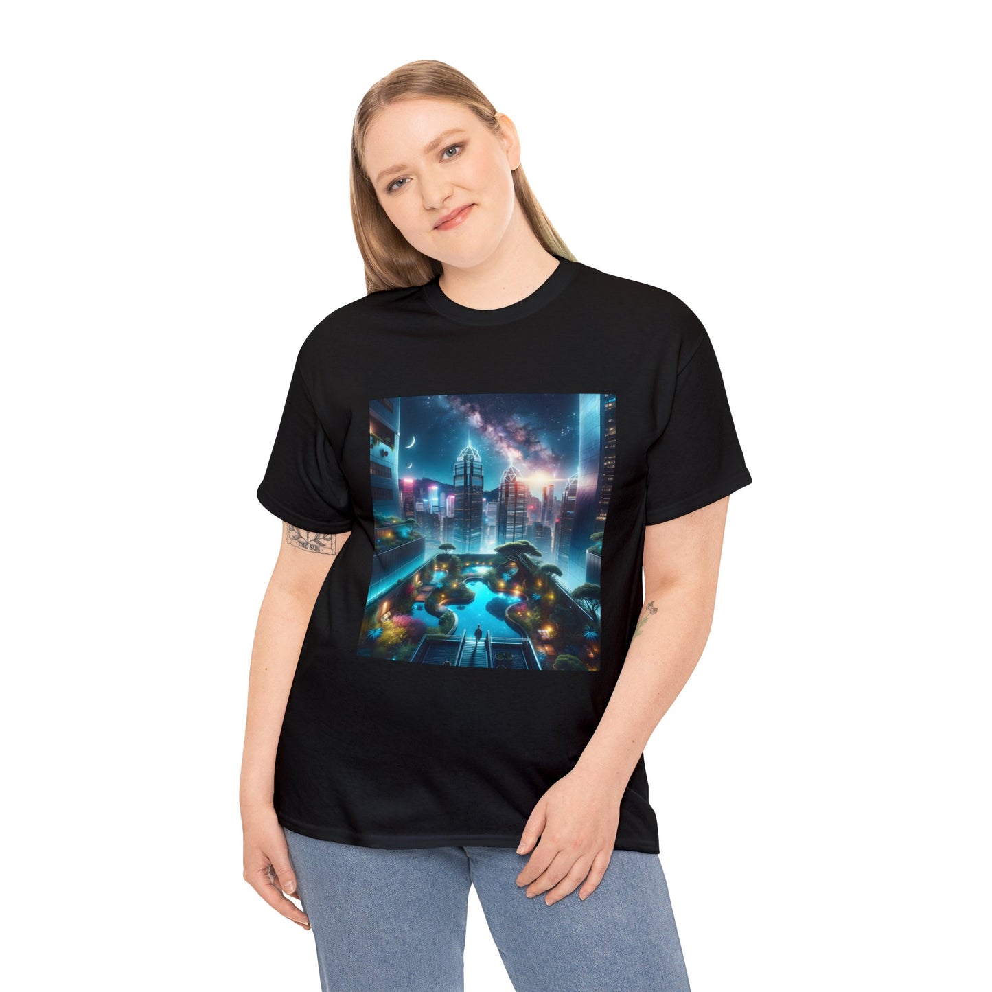 Luminosity Garden-Unisex Heavy Cotton Tee