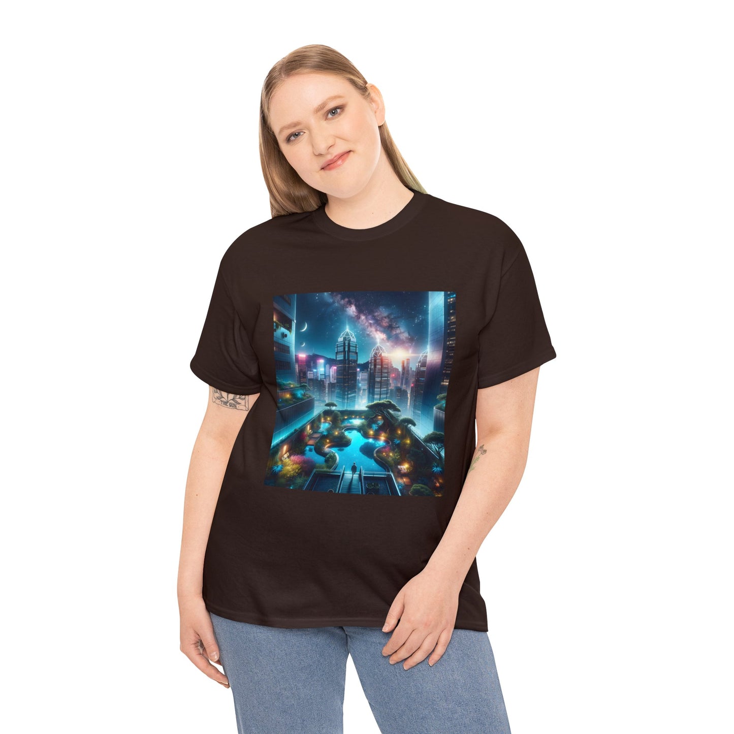 Luminosity Garden-Unisex Heavy Cotton Tee